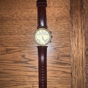 Michael Kors Leather Watch